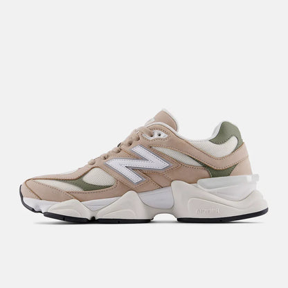 Baskets unisexes NB 9060 MINDFUL GREY avec DARK OLIVINE