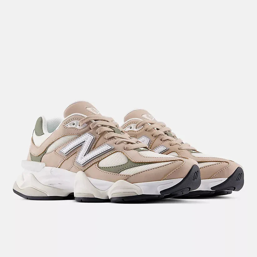 Baskets unisexes NB 9060 MINDFUL GREY avec DARK OLIVINE